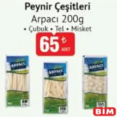 ARPACI PEYNİR ÇEŞİTLERİ 200 G fiyat ve kampanya bilgisi